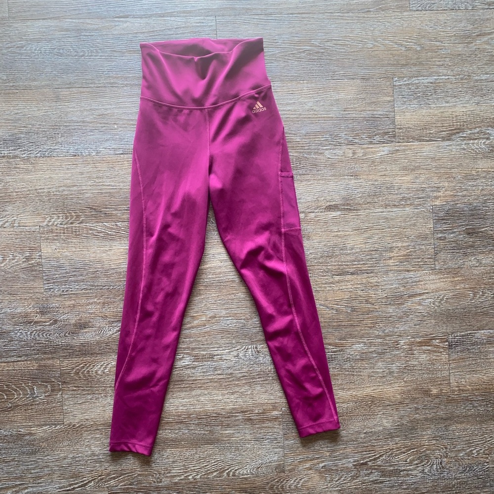 Adidas Size S Pink Leggings